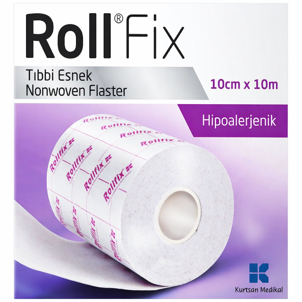 Roll Fix Tıbbi Esnek Nonwoven Flaster 10cm x 10m